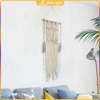 WBLight Chic Macrame พรมแขวนผนังถักขอบสำหรับห้องนอนสำหรับเด็กหอพัก