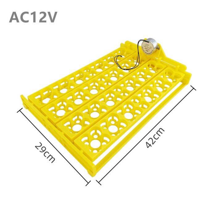 AC 12V AC 12V 45° Automatic Incubator 24 Eggs Turn Roller Egg Tray Bird