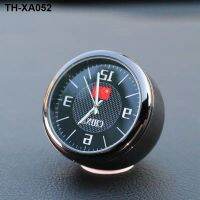 Noctilucent on-board clock the five-star red automobile electronic quartz watch inside car