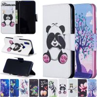 (Bishop Belle) Panda สำหรับ Fundas Samsung Galaxy S10หนังกระเป๋าสตางค์โทรศัพท์กรณี A70 S10e S9 S8 Plus S7 Edge A31 A41 A8 A6 A7ฝาครอบ