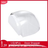 【CW】 1pcs Door Stopper Non Punching Sticker Adhesive Holders Catch Floor Mounted Nail-free Stops