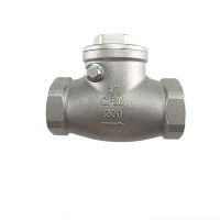 1/2" 3/4” 1” 1-1/4" （DN8-DN50） Wire Mouth Horizontal Non-Return 304 Stainless Steel Female Thread Swing Check Valve