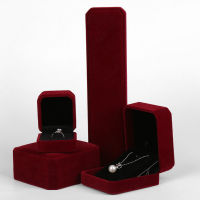 High grade flannelette headdress packing box Necklace Earring Ring Ring Box celet pendant celet box