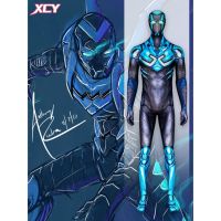 [Spot] Blue Beetle cos clothing DC movie super hero same jumpsuit cosplay clothing for men