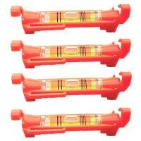 4Pcs String Level Hanging Line Bubble Levels for Leveling Surveying, Building Trades, Bricklaying, Etc.