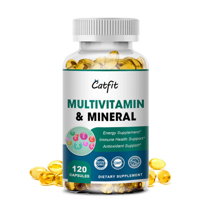 Catfit Multivitamin & Minerals Capsules Supplement MultiVitamins&Trace