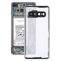 สำหรับ Samsung Galaxy S10 G973F/DS G973U G973 SM-G973ฝาหลังโปร่งใสด้วย Tutup Lensa Kamera (ใส)(Xiangstore)