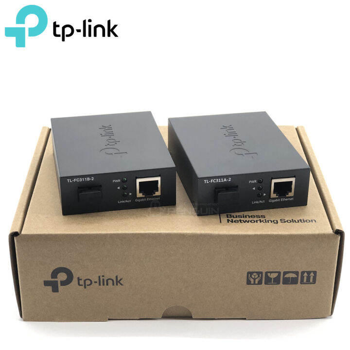 Media Converter TL-FC311A-20 + TL-FC311B-20 FO to LAN Gigabit 1 set ...