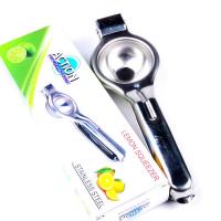 ﹍◄❏ Lemon Lemon Squeezer Stainless Steel Manual Lime Citrus Press SqueezerMetal Hand Kitchen Juicer Durable Duty Stainless Steel