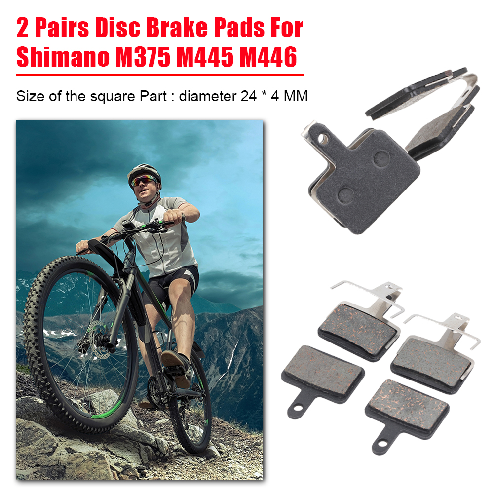 Pairs Mountain Bicycle Cycling Disc Brake Pads For Shimano M375 M445 M446 