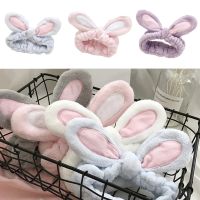 652F Kelinci Hairband Kelinci Hairband Yoga Hairband Makeup Karet Rambut dengan Telinga Lebar Perawatan Kulit Ikat Kepala Karet