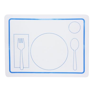 [COD] student placemat easy to clean foldable silicone childrens non-slip mat can be printed