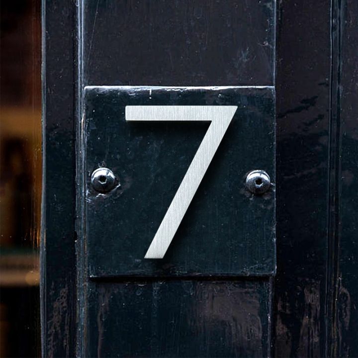 หมายเลขบ้านกลางแจ้งแบบลอยตัว-ป้ายที่อยู่บ้านเลขที่15ซม-สีเงินขนาดใหญ่สำหรับประตูอะพาร์ตเมนต์ทันสมัยป้ายที่อยู่กลางแจ้ง-huisnummer-0-9