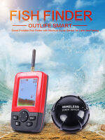 Wireless Portable Fish Finder 45M135FT Sonar Depth Sounder Alarm Ocean River Lake Echo Sounder