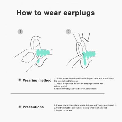 Silicone Earplugs Anti-noise Concert Swimming Noise Reduction Earplugs Ear Wear Reusable Sleeping Earplugs Unisex Accessories Accessories Accessories