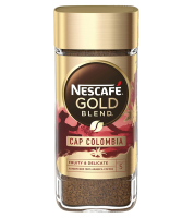 Nescafe Gold Cap Colombie Instant Coffee (UK Imported) เนสกาแฟ โกลด์ แคป โคลัมเบีย กาแฟนำเข้าจากอังกฤษ 100g.