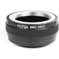 Fotga แหวนรองเลนส์กล้องถ่ายรูป Foto โฟกัสสำหรับ M42 42มม. เลนส์มือหมุนไปยังปากกา Olympus Pen และ Panasonic Lumix Mft M4/3 Mount กล้องไร้กระจก