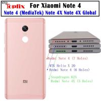 【❂Hot On Sale❂】 diyi45718 ฝาหลัง Redmi Note 4X ฝาหลังสำหรับ Redmi Note 4ทุกรุ่นที่อยู่อาศัยปุ่มปรับระดับเสียงปุ่ม