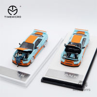 เวลาไมโคร1:64รถโมเดล Diecast น้ำมัน Gtr34อ่าวนิสสัน