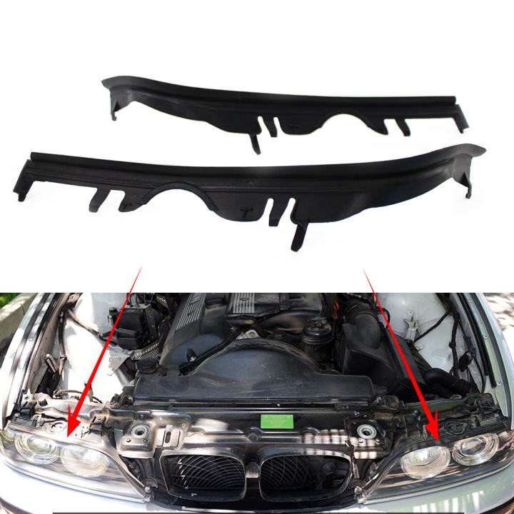 รถอัตโนมัติไฟหน้าเลนส์ปะเก็นซีลยางซ้ายขวา-lh-rh-สำหรับ-bmw-e39-5-series-1999-2003-405-406