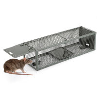 Hot Sale Rat Cage Animal Control Catch Bait Hamster Mouse Trap Two Entrance Cage Trap For Mice Rodents Mulots 39x13x11cm Free