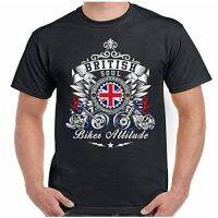 Rider T-Shirt British Soul Bike Attitude Mens Motorcycle Motorcycle T-Shirt Street Wear T-Shirt All-Match Top Pure Cotton Short-Sleeved Men Women Same