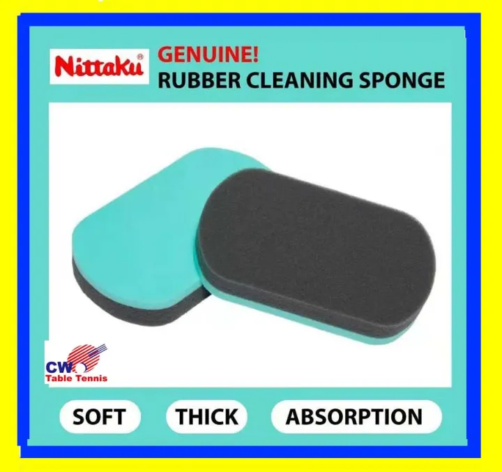 Nittaku Rubber Sponge Table Tennis Ping Pong Rubber Cleaner Sponge