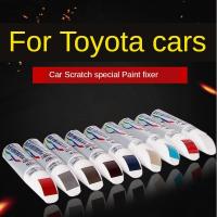 （Kvs auto parts）สีรถโตโยต้าซ่อมรอยขูดขีดเสียหาย Camry ปากกาสีปรุงแต่งพิเศษสีขาวมุกสีดำ