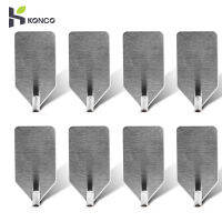 Konco 8 pieces stainless Hooks wall sticker Adhesive Hanger Bathroom Organizer Storage Hook 304 stainless steel hanger  Nail-free  hanger Cloth Hat Ke