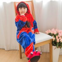 ┅☫ Children Sleepwear Boys Pajamas Girls Panda Kigurumi Kids Animal Onesies Cosplay Costume Bear Stitch Funny Pijama