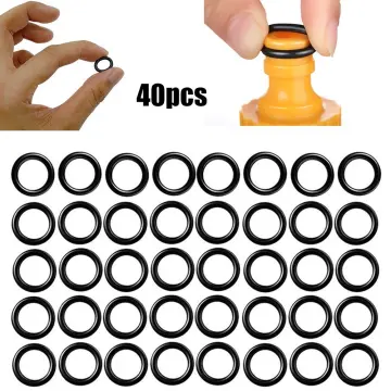 30 Pcs 2.5mm x 6.5mm x 2mm Rubber O Rings for Wacky Worm Fishing