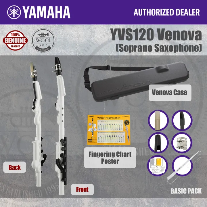 Yamaha YVS120 Alto Venova Casual Wind Instrument YVS120 (Alto