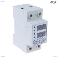 Mmico 1ชิ้นสามารถปรับแรงดันไฟฟ้าได้ภายใต้แรงดันไฟฟ้ารีเลย์63A 40A 220V การป้องกันกระแสเกินจอแสดงผลดิจิตอล