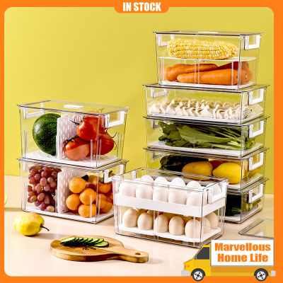 💥พร้อมส่ง🚚 กล่องเก็บของตู้เย็นแบบมีฝาปิด กล่องเก็บไข่สองชั้น กล่องถนอมอาหารพลาสติก กล่องใส่อาหาร กล่องอาหาร กล่องข้าว