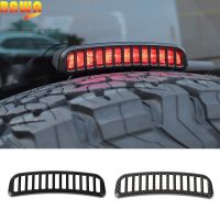 BAWA Carbon Fiber Grain High Brake Light Lamp Decoration Cover Trim Stickers For Ford Bronco 2021 2022 Car Exterior Accessories