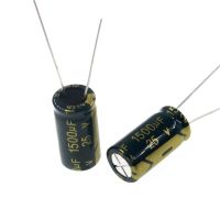 20pcs 1500uF 25V 1500MFD 25Volt 10x20mm Aluminum Electrolytic Capacitor Radial 1500mf25v 1500uf25v 25v1500mf 25v1500uf