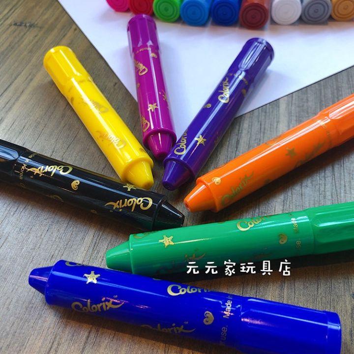 single-experience-price-south-korea-imported-amos-childrens-rotating-crayon-washable-oil-painting-stick-baby-brush