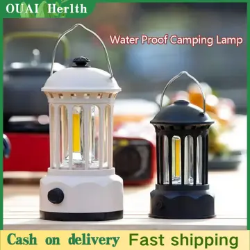 New Portable LED Camping Lamp Mini Hanging Retro Camping Lantern