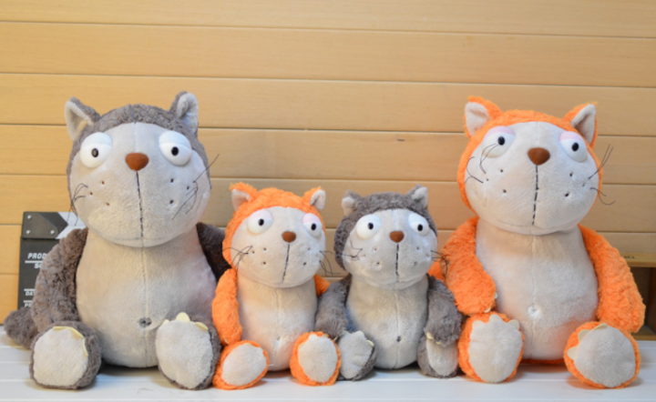 ตุ๊กตาแมว-cat-ตุ๊กตาน่ารัก-ตุ๊กตากวน35-50cmพร้อมส่งจากไทย