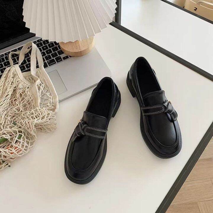 spring-and-autumn-new-small-leather-shoes-womens-summer-british-style-small-black-peas-soft-sole-thin-professional-comfort-work-shoes