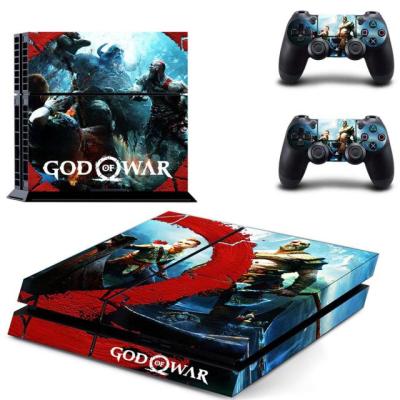 สติกเกอร์ PS4 God Of War Play Station 4 Skin PS 4ฝาครอบสติกเกอร์รูปลอกสำหรับคอนโซลและไวนิลสกินควบคุมเกม PlayStation 4 PS4