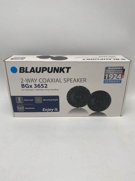 blaupunktลำโพงเสียงกลางแหลม-6-5-นิ้ว-แกนร่วม-แยกชิ้น-2-ทาง-กำลังขับ-120watts-blaupunkt-รุ่น-bgx-3652-bgx-3652-c