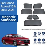 【LZ】czxaw For Honda Accord X 2017-2022 Magnetic Car Sunshade Shield Front Windshield Frame Curtain Rear Side Baby Window Sun Shade Visor