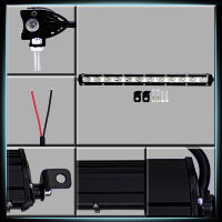 1 PC Offroad อุปกรณ์เสริม LED Work Light Bar 4x4หลอดไฟ LED สำหรับรถยนต์ Spotlight 12โวลต์รถ LED ไฟรถพ่วงรถแทรกเตอร์ A LIGHT