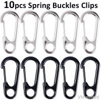 10pcs Lobster Clasp Buckle Keychian Mini Carabiners Outdoor Camping Hiking Buckles Alloy Spring Snap Hooks Keychains Tool Clips