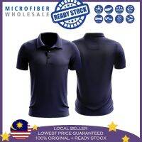 [70 Mega Sales !] MICROFIBER POLO-TSHIRT BAJU 100 Premium Grade 100 MIRCOFIBER