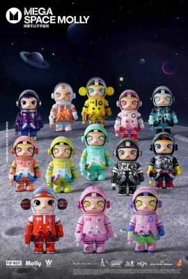 ของสะสม POP MART(ใหม่) MEGA SPACE 100% SERIES 02 Blind Box(ยกเซ็ต)