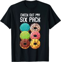 Check Out My Six Pack เสื้อยืดโดนัท-เสื้อยืดตลก T