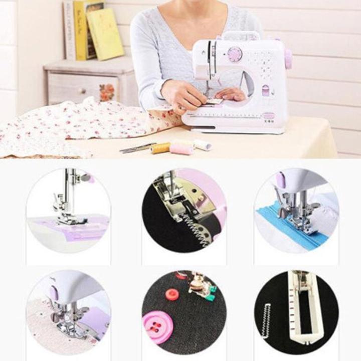 sewing-machine-new-step-asia-จักรเย็บผ้าไฟฟ้าไร้สาย-12-ตะเข็บระบบด้ายคู่-ปรับความเร็วได้-2-ระดับ