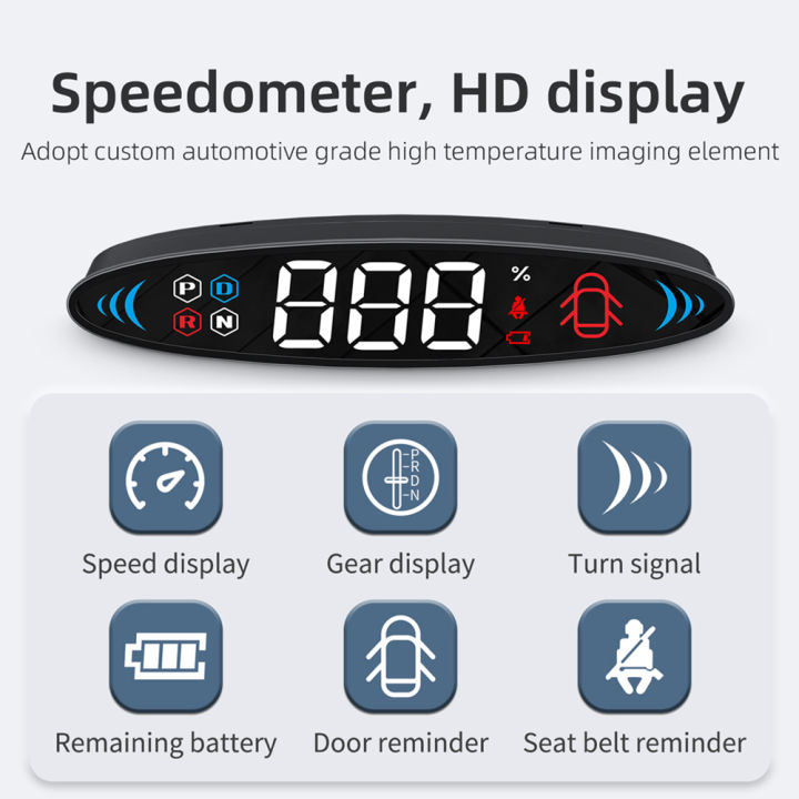 สมาร์ทรถ-speedometer-เครื่องตรวจจับความเร็วอัตโนมัติ-security-alarm-hud-digital-head-up-display-สำหรับ-tesla-รุ่น3-y-รุ่นชิ้นส่วนพิเศษ